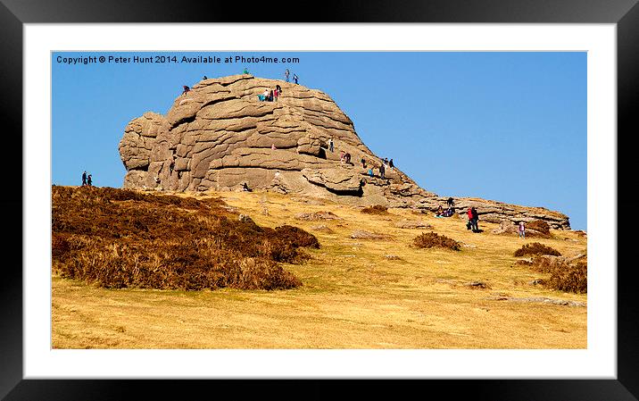 Hay Tor Dartmoor Framed Mounted Print by Peter F Hunt