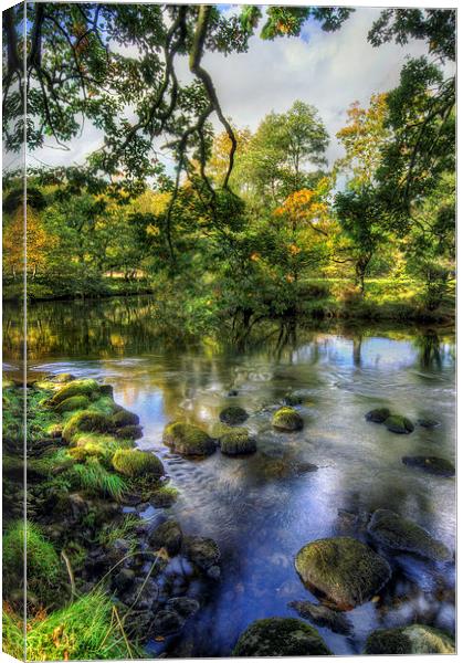 Peaceful River Canvas Print by Ian Mitchell