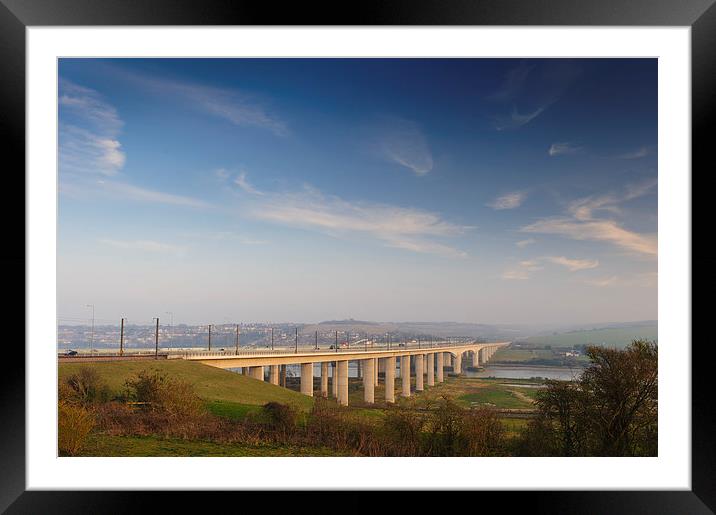 Medway Bridge II Framed Mounted Print by James Rowland