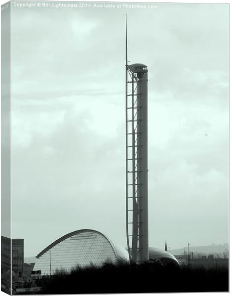 The Glasgow Tower Canvas Print by Bill Lighterness