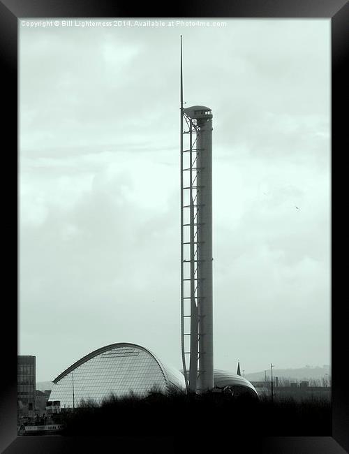 The Glasgow Tower Framed Print by Bill Lighterness