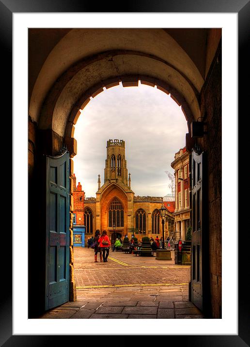 St Helens Church Framed Mounted Print by Tom Gomez