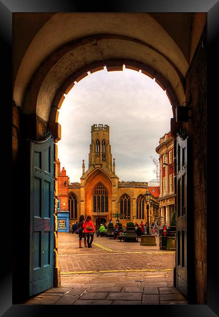 St Helens Church Framed Print by Tom Gomez