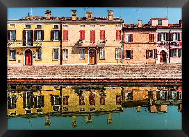 Comacchio, the little Venice Framed Print by Guido Parmiggiani