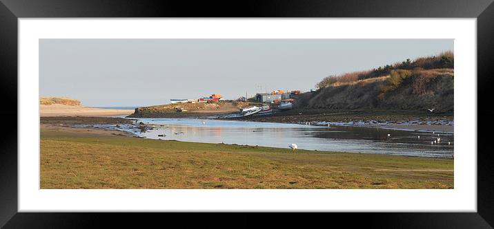 River Mouth Framed Mounted Print by Michael Ross