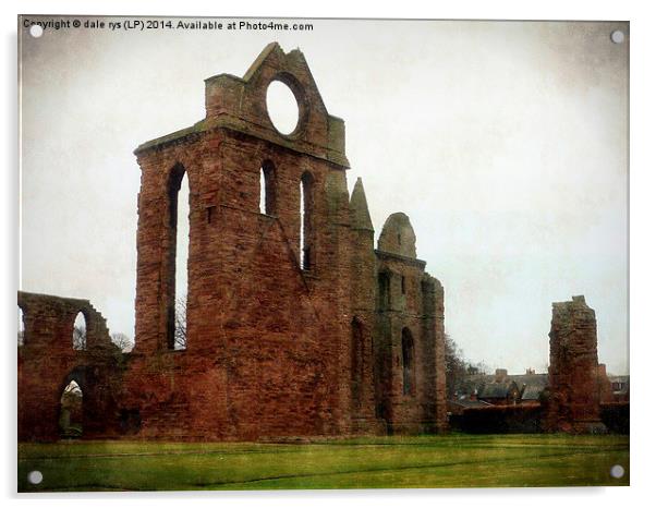 arbroath abbey Acrylic by dale rys (LP)