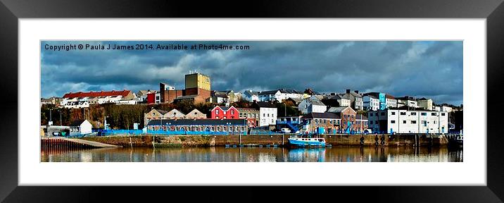 Milford Haven Framed Mounted Print by Paula J James