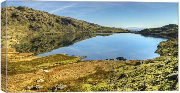 Levers Water,The Lake District Canvas Print by Jamie Green