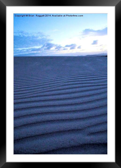 Desert Dawn Framed Mounted Print by Brian  Raggatt