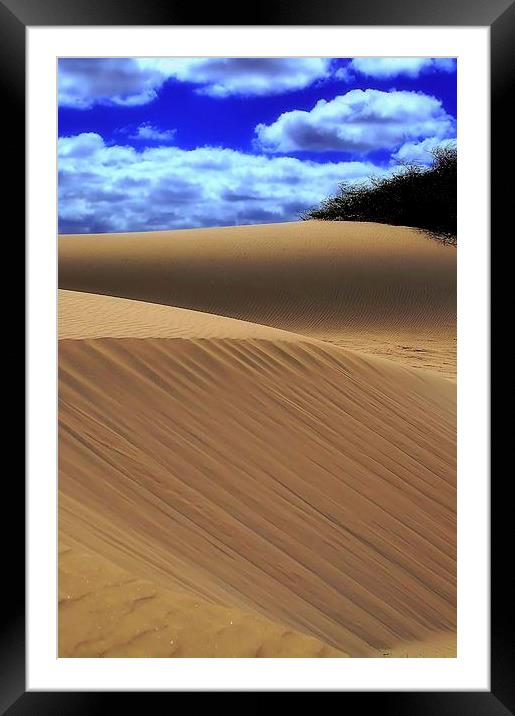 Desert Dunes Framed Mounted Print by Brian  Raggatt