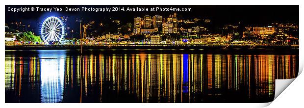 Torquay Reflections Print by Tracey Yeo