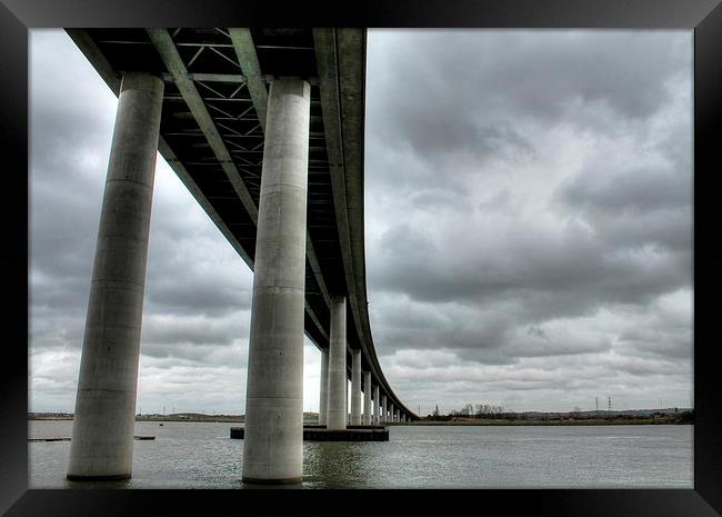 Sheppey Bridge Framed Print by Andy Wickenden