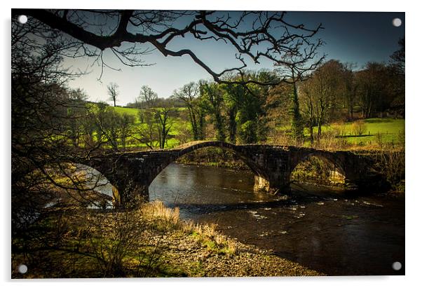 Cromwells/Brandywine Bridge Acrylic by Chris Walker