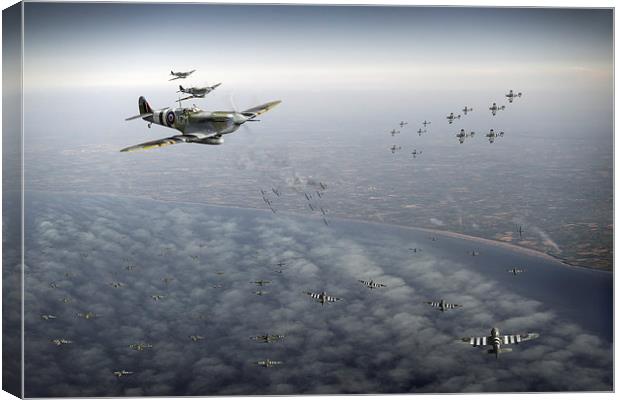 D-Day Operation Mallard Canvas Print by Gary Eason