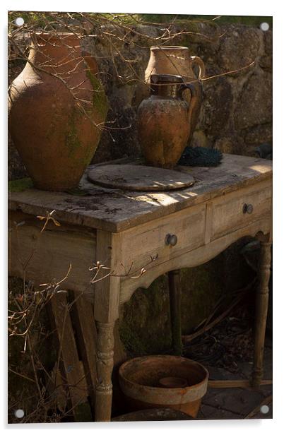 garden furniture Acrylic by jon betts