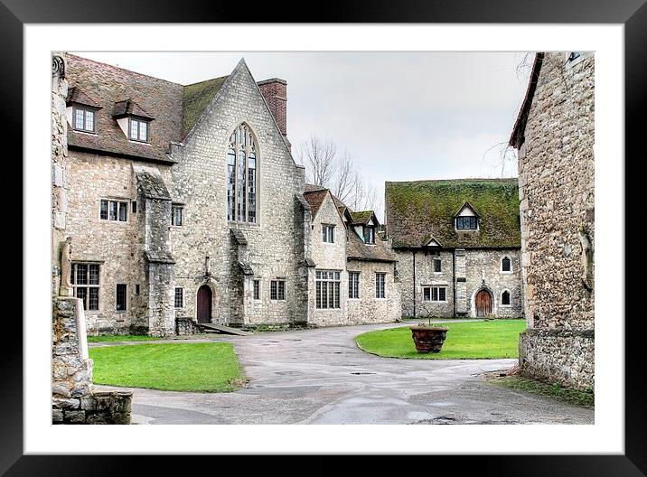 The Friars - Aylesford Kent. Framed Mounted Print by Andy Wickenden
