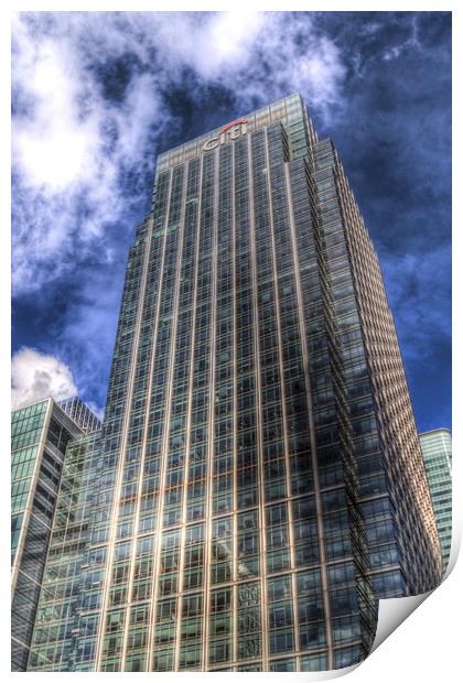 Citi Bank Tower London Print by David Pyatt
