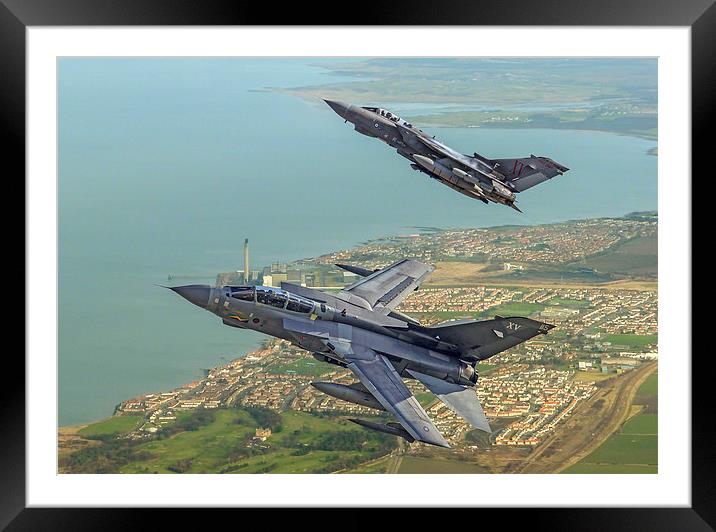 Tornado GR4 Role Demonstration pair Framed Mounted Print by Oxon Images