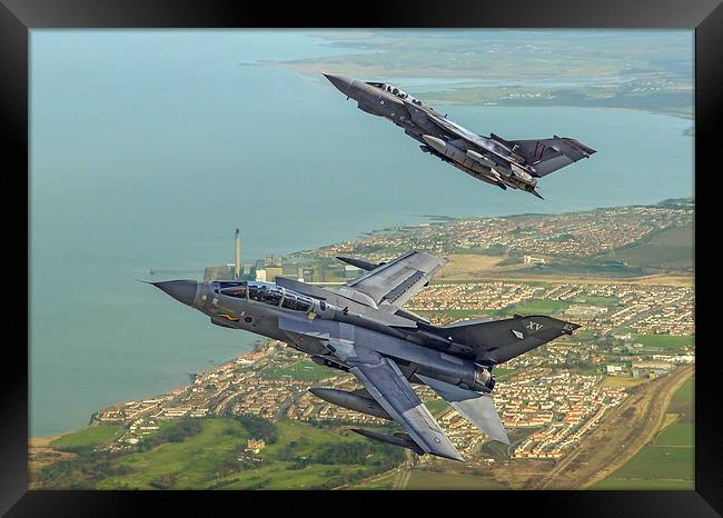 Tornado GR4 Role Demonstration pair Framed Print by Oxon Images