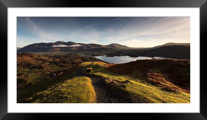 Lake District Sunrise Framed Mounted Print by Simon Wrigglesworth