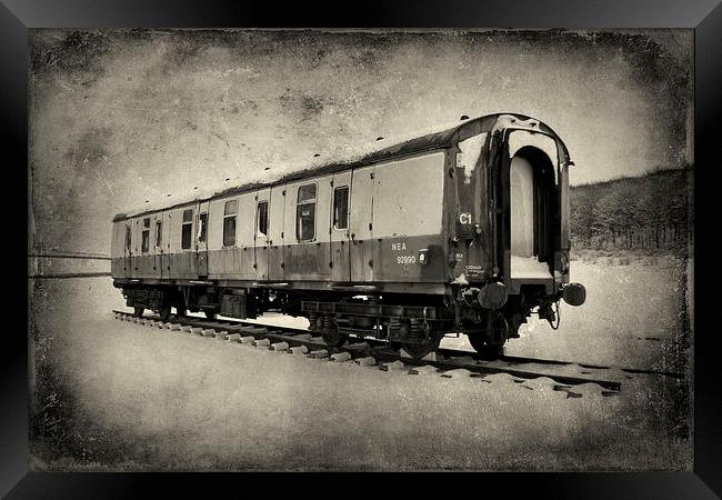 Snow Train 2013 Framed Print by Martin Parkinson