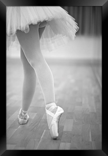 Ballerina Framed Print by Davide Bressanello