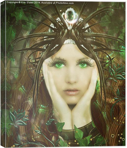 The Green Lady Canvas Print by Kim Slater