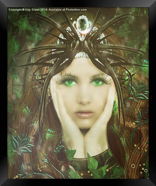 The Green Lady Framed Print by Kim Slater