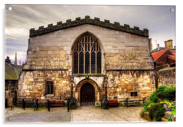 York Guildhall Acrylic by Tom Gomez