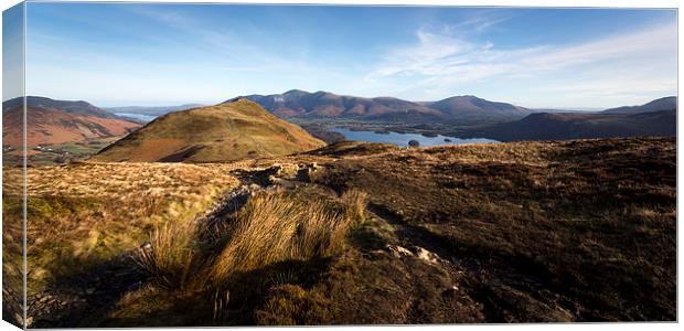 Maiden Moor - Lake District Canvas Print by Simon Wrigglesworth