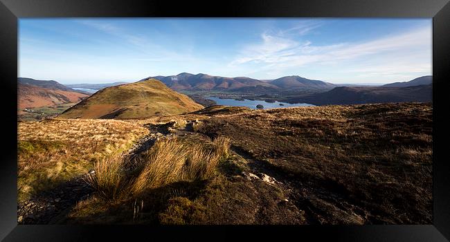 Maiden Moor - Lake District Framed Print by Simon Wrigglesworth