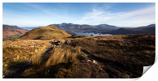 Maiden Moor - Lake District Print by Simon Wrigglesworth