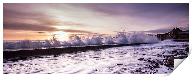 Wave Breaker at Dunbar Print by Keith Thorburn EFIAP/b