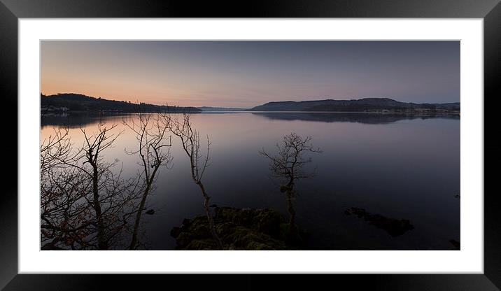 Lake Windermere Sunrise Framed Mounted Print by Simon Wrigglesworth