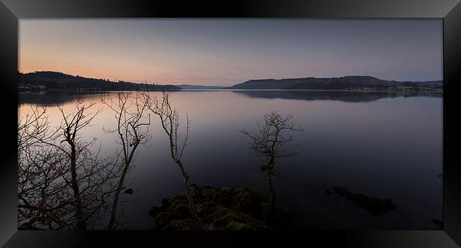 Lake Windermere Sunrise Framed Print by Simon Wrigglesworth