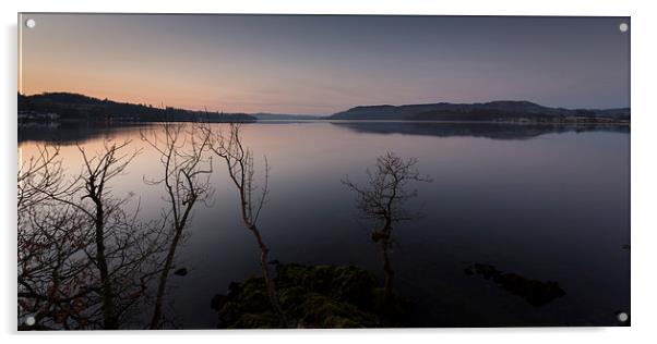 Lake Windermere Sunrise Acrylic by Simon Wrigglesworth