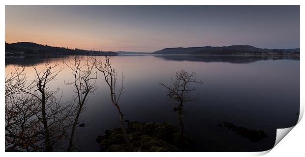 Lake Windermere Sunrise Print by Simon Wrigglesworth