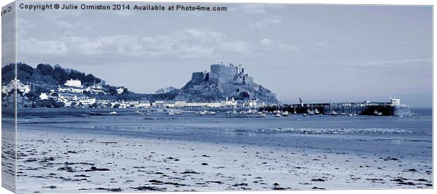 Gorey Castle Canvas Print by Julie Ormiston