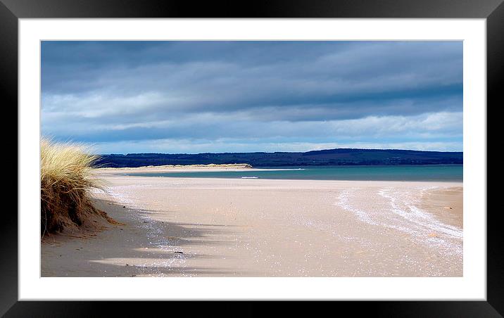 Tranquil Beach Framed Mounted Print by Laura McGlinn Photog