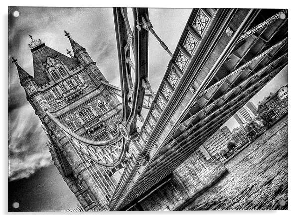 London Tower Bridge Acrylic by Scott Anderson