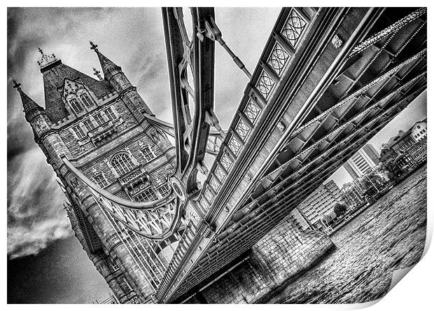 London Tower Bridge Print by Scott Anderson
