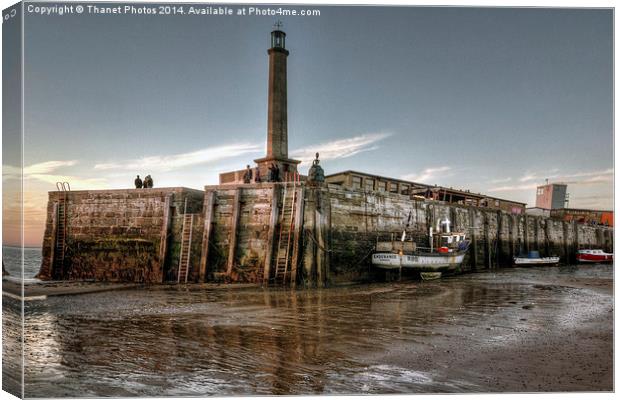 Harbour arm Canvas Print by Thanet Photos