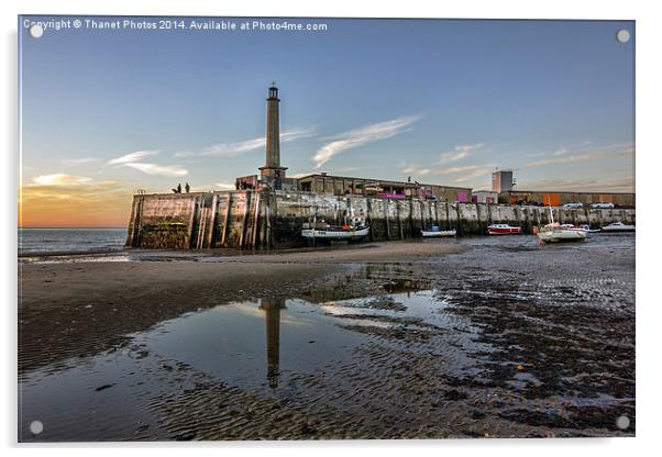 Margate harbour Acrylic by Thanet Photos