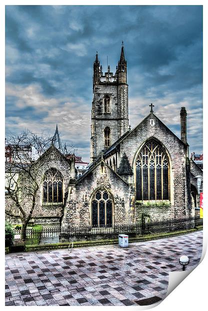 St John The Baptist Church Cardiff Print by Steve Purnell