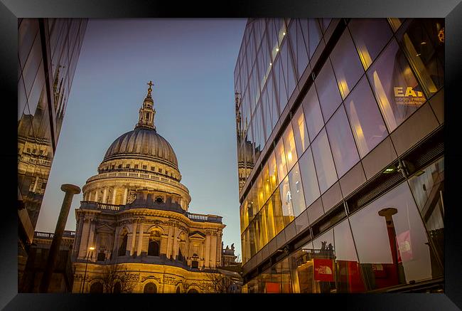 St Pauls Cathedral Framed Print by Marina Otto