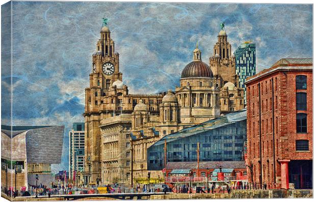 the three graces Canvas Print by sue davies
