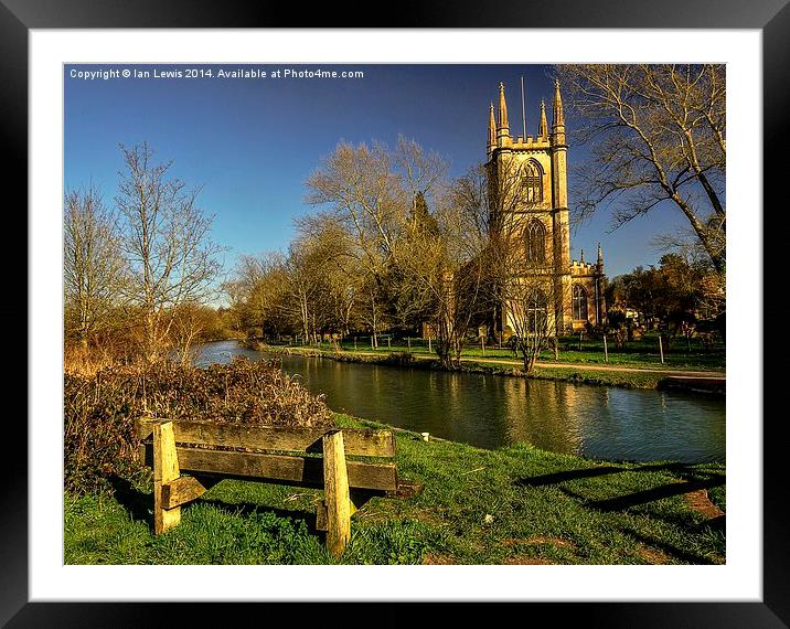 Church of St Lawrence Hungerford Framed Mounted Print by Ian Lewis