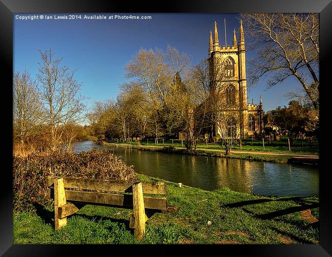 Church of St Lawrence Hungerford Framed Print by Ian Lewis