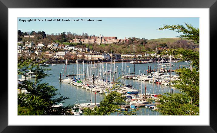 Dartmouth From Kingswear Framed Mounted Print by Peter F Hunt