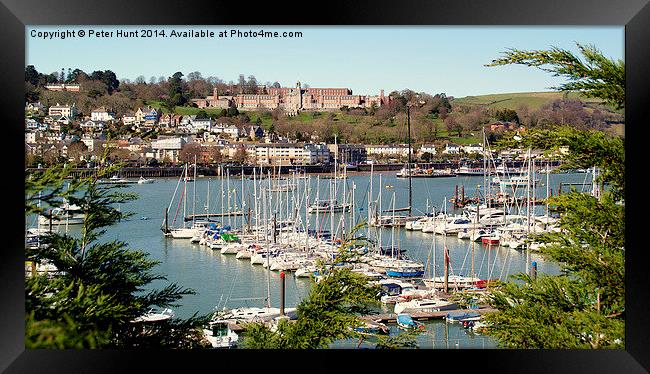 Dartmouth From Kingswear Framed Print by Peter F Hunt